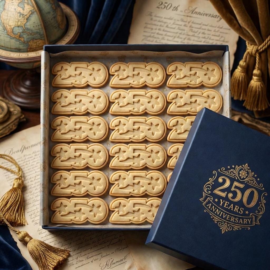 250th Anniversary Stars Cookie Cutter & Stamp, 4 of July 2026 Celebration Cookie Stamp, USA Independence Day Cookie Cutter