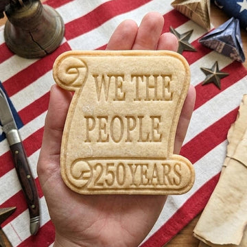 We The People 250th Anniversary Cookie Stamp, American Flag Cutter Stamp, Independence Day Gift, Patriotic Baking, Clay Cutter, 4th of July