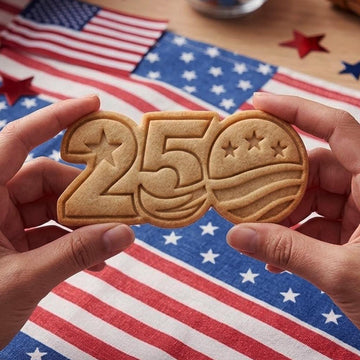 250th Anniversary Cookie Stamp, Independence Day Gift, Patriotic Baking, Patriotic Cookie, 250 Years of Freedom, 1776 2026 USA