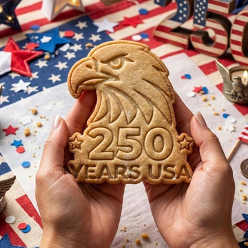 250th Anniversary With Bird USA Cookie Stamp Set, Independence Day Gift, Patriotic Baking, 250 Years of Freedom, 1776 2026 USA, Flag USA