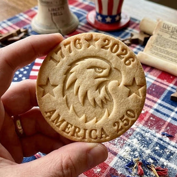 1776 2026 America 250 Cookie, 250th Anniversary Cookie Stamp Set, Independence Day Gift, Patriotic Baking, 250 Years of Freedom, Flag USA