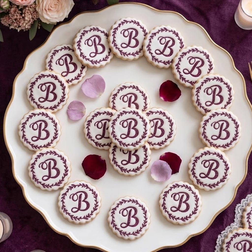 Custom Name Wedding Cookie Stamp Set, Personalized Fondant Embosser, Baking Tool, Bridal Shower Cookies, Engagement Marriage, Wedding Gifts