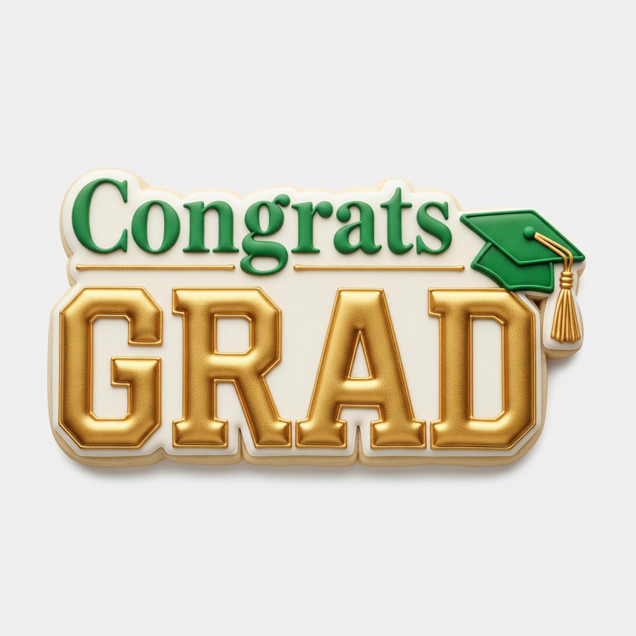 Congrats Grad Cookie Cutter, Graduation Plaque, Polymer Clay Cutter, Class of 2026 Senior Gift, Grad Cap Mold, Polyclay Tool, DIY Craft