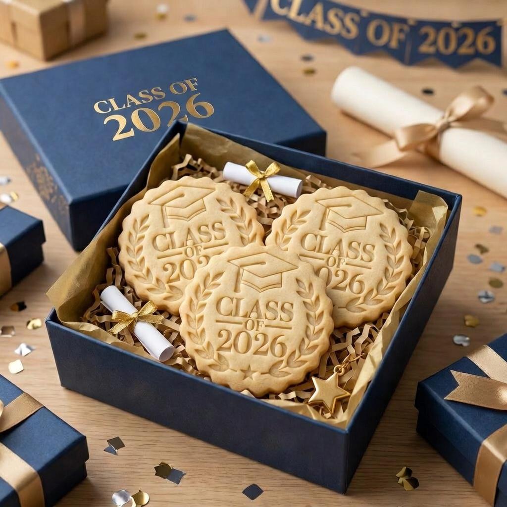 Class of 2026 Cookie Cutter and Stamp, Graduation Cookie Cutter, Grad Cookie Stamp, Senior 2026 Cookie Cutter