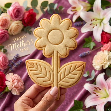 Daisy Flower Cookie Cutter Stamp, MAMA Cookie, Custom Mom, Fondant Cutter, Mother's Day Gifts, Grandma Cookie Cutter, Mom Floral Cutter
