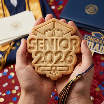 2026 Senior Grad Cap Diploma Cutter Stamp Set, Senior Grad 2026, Personalized Cookie, Class Of 2026, Graduation Year 2026 Cookie