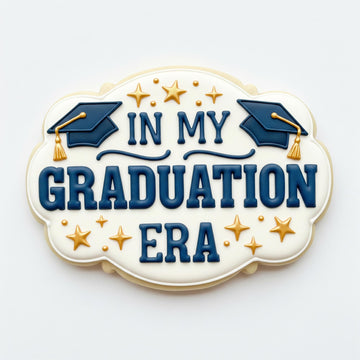 In My Graduation Era Cookie Cutter, Class of 2026 Plaque, Polymer Clay Cutter, Grad Era Giff, Swiftie Inspired, Polyclay Tool, DIY