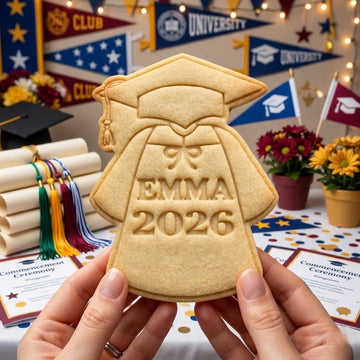 Custom NameCongrats Class Of 2026 Cookie Cutter Stamp, Class of 2026 Cookie Cutter, Grad Cookie Stamp, Senior 2026 Cutter, Gift For Grad