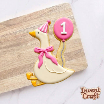 One Silly Goose Cookie Cutter, Baby Shower Cutter, Birthday Gifts, Clay Cutter, Fondant Cutter, Baby Shower Baking, Fondant Cutter