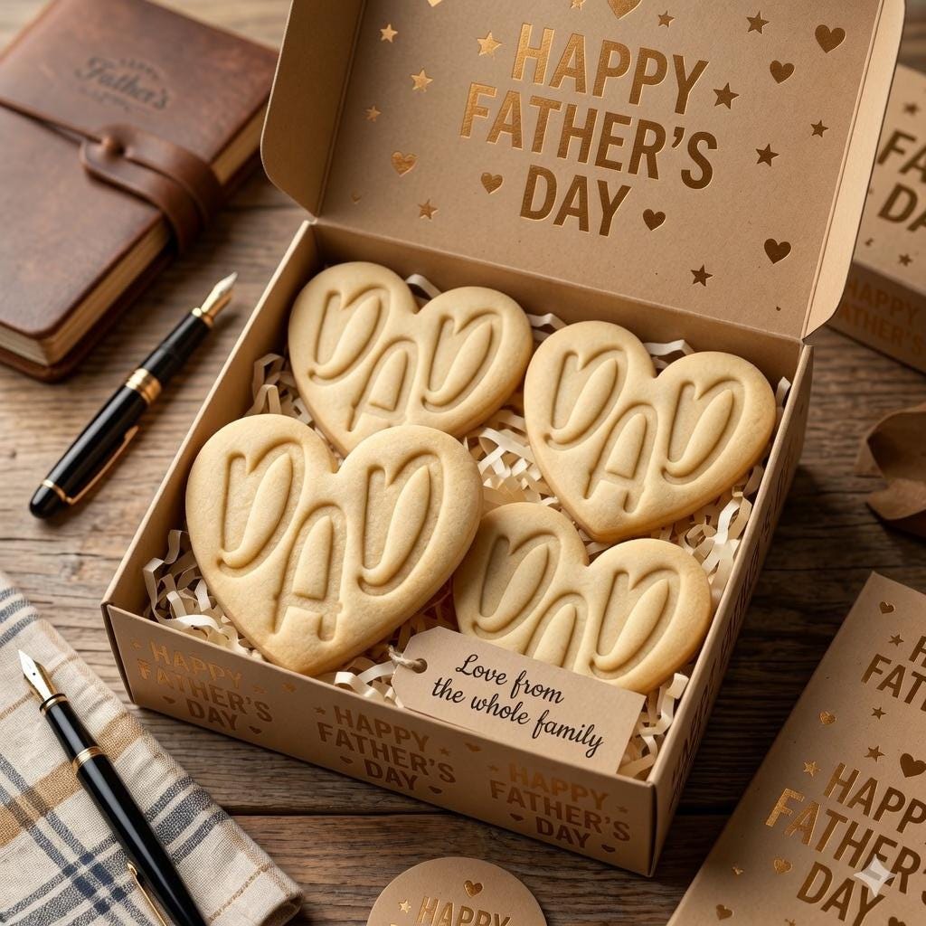 Dad Heart Cookie Cutter and Stamp, Father's Day Cookie Cutter, Daddy Cookie Stamp