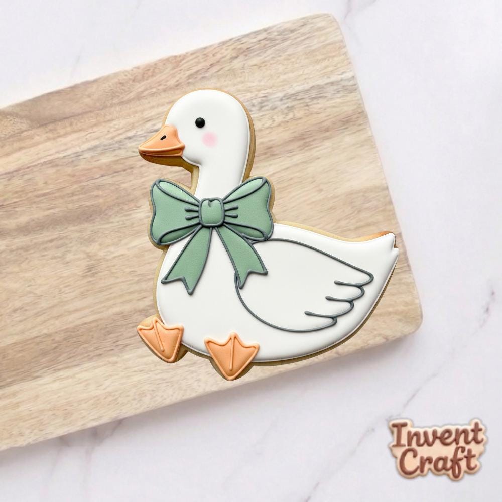 Baby Silly Goose Cookie Cutter, Baby Shower Cookie Cutter, Baby Birthday Cookie Cutter