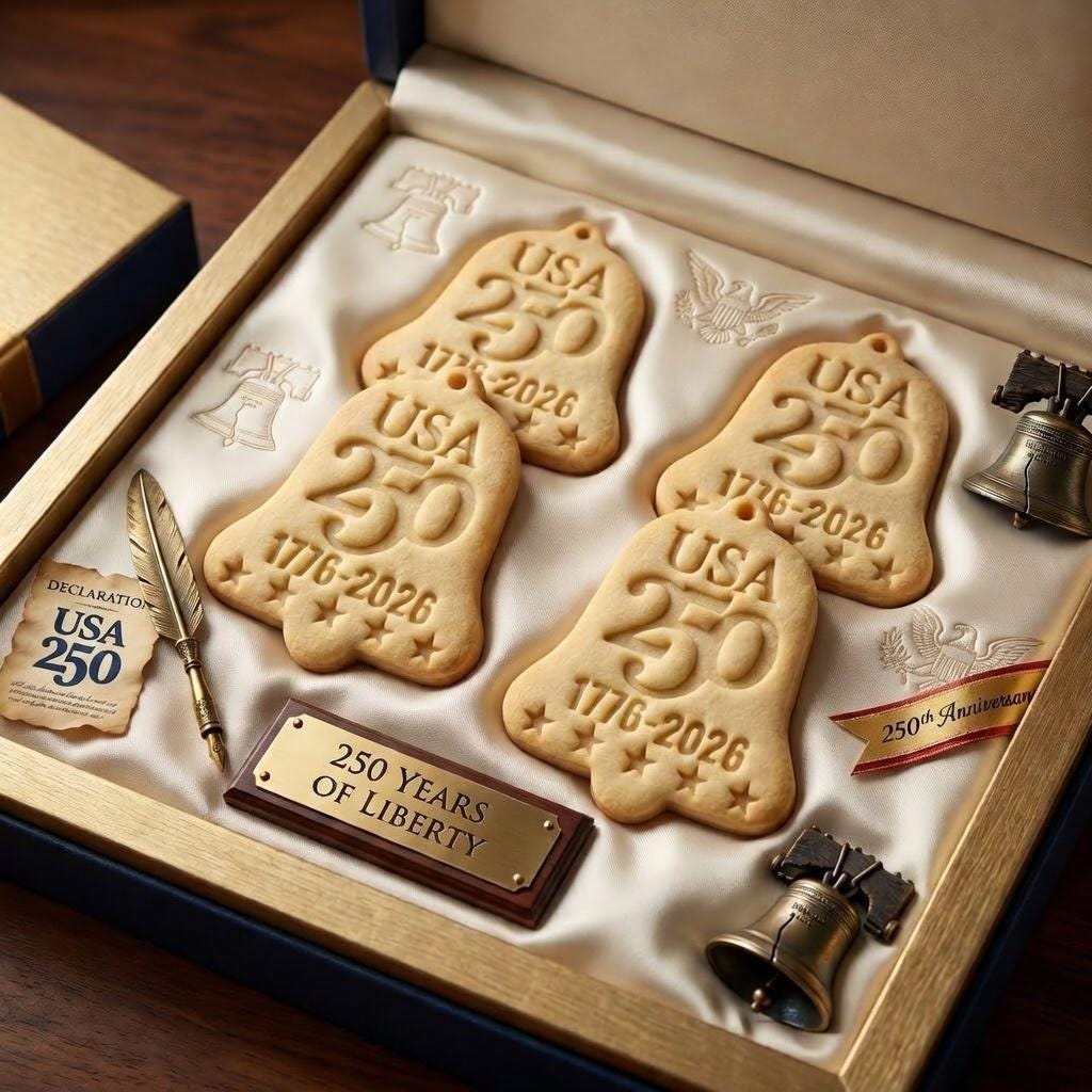USA 250 Cookie Cutter & Stamp, America 250th Anniversary Bell Cookie Stamp, 1776–2026 Patriotic Cookie Cutter, 4th of July Cookie Stamp