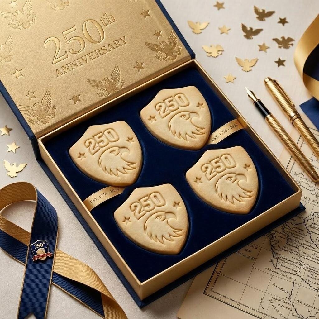 America 250 Eagle Cookie Cutter and Stamp, Patriotic Eagle Cookie Cutter, USA 4 of July Cookie Stamp