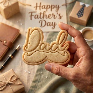 Dad Mustache Cookie Cutter & Stamp, Father's Day Cookie Cutter, Daddy Cookie Stamp