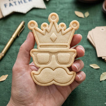 Dad With Crown Cookie Cutter Stamp, Happy Father's Day Cookie Cutter, Father's Day Gift, Dad Cookie Cutters, Custom Dad, Best Dad Ever