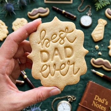 Best Dad Ever Cookie Cutter Stamp, Happy Father's Day Cookie Cutter, Father's Day Gift, Dad Cookie Cutters, Custom Dad