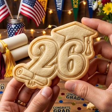 2026 Graduation Cookie Cutter Stamp Set, Class of 2026 Cookie Cutter, Grad Cookie Stamp, Senior 2026 Cutter, 2026 Grad Cutter, Congrats Grad