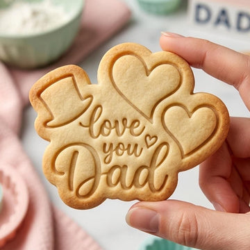 World's Best Dad Cookie Cutter, Heart Father's Day Stamp, Polymer Clay Cutter, Dad Birthday Gift Mold, Papa Plaque Tool, Polyclay DIY Craft