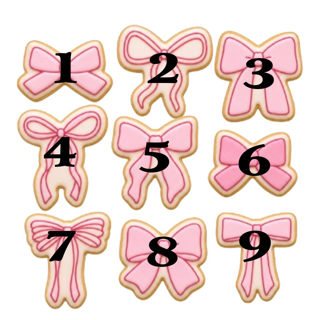 Bow Collection Cookie Cutter Set, Baby Showers, Birthday Cutter, Birthday Gifts, Baby Cutter, Fondant Cutter, Birthday Party