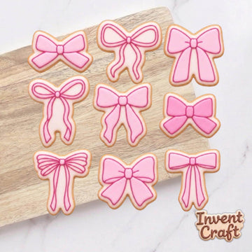 Bow Collection Cookie Cutter Set, Baby Showers, Birthday Cutter, Birthday Gifts, Baby Cutter, Fondant Cutter, Birthday Party