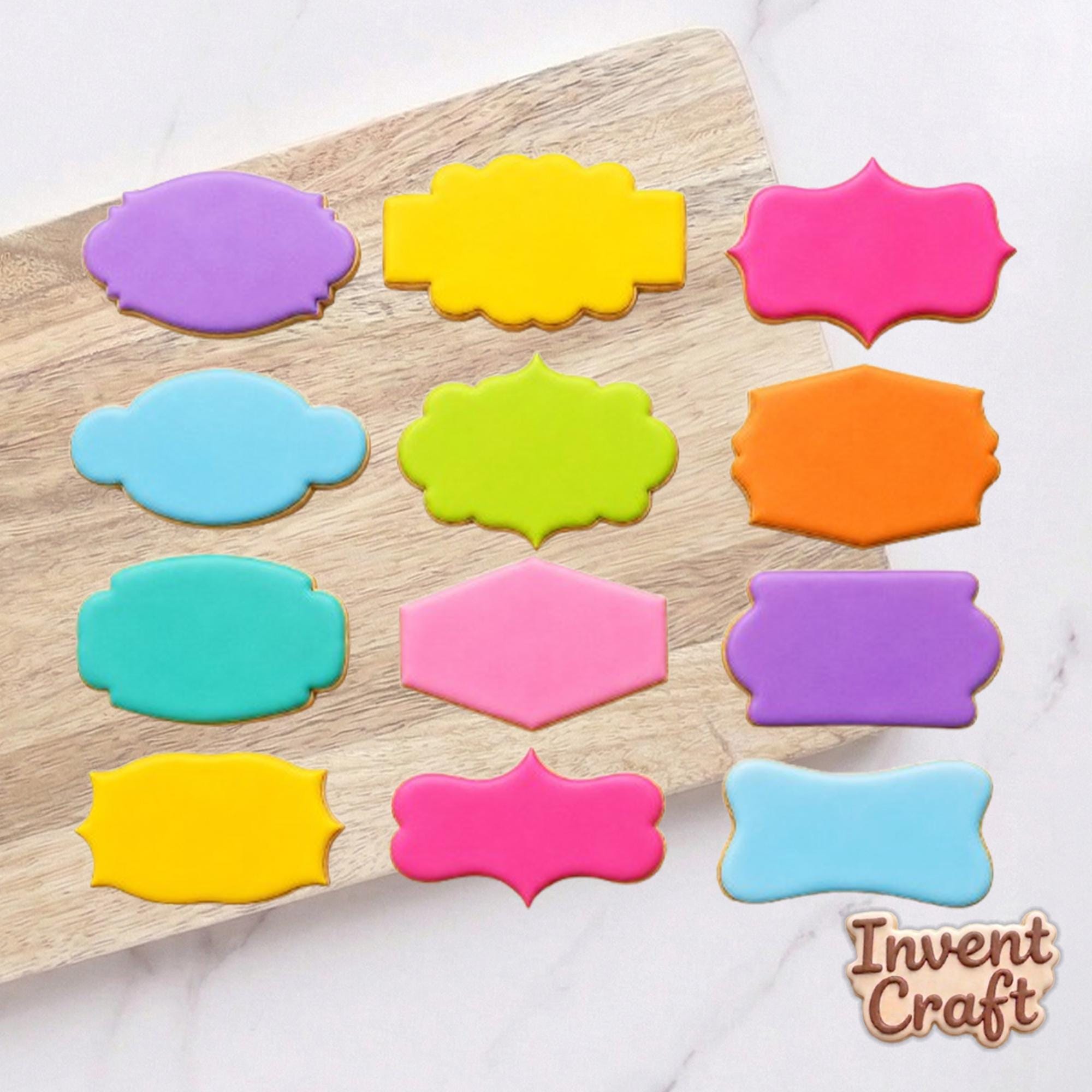 Cookie Cutter Frames & Plaques Cookie Cutters, Elegant Wedding Cookie Cutters, Baby Shower Cutter Set, Fondant Cutter, Wedding Gifts