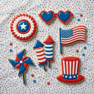 4th of July Cookie Cutter Set, Independence Day Cookie Cutter Bundle, Patriotic Party Cookie Cutter, USA Celebration Bakery