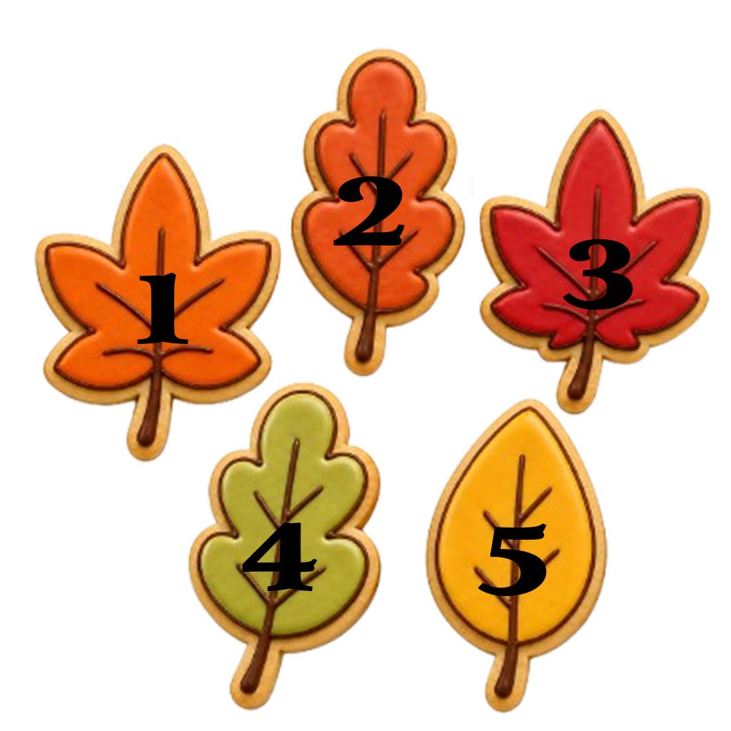 Leaves Cookie Cutter Set, Garden Leaves Cookie Cutters, Baby Showers, Birthday Cookie, Summer Cookie, Floral Cutter, Fondant Cutter