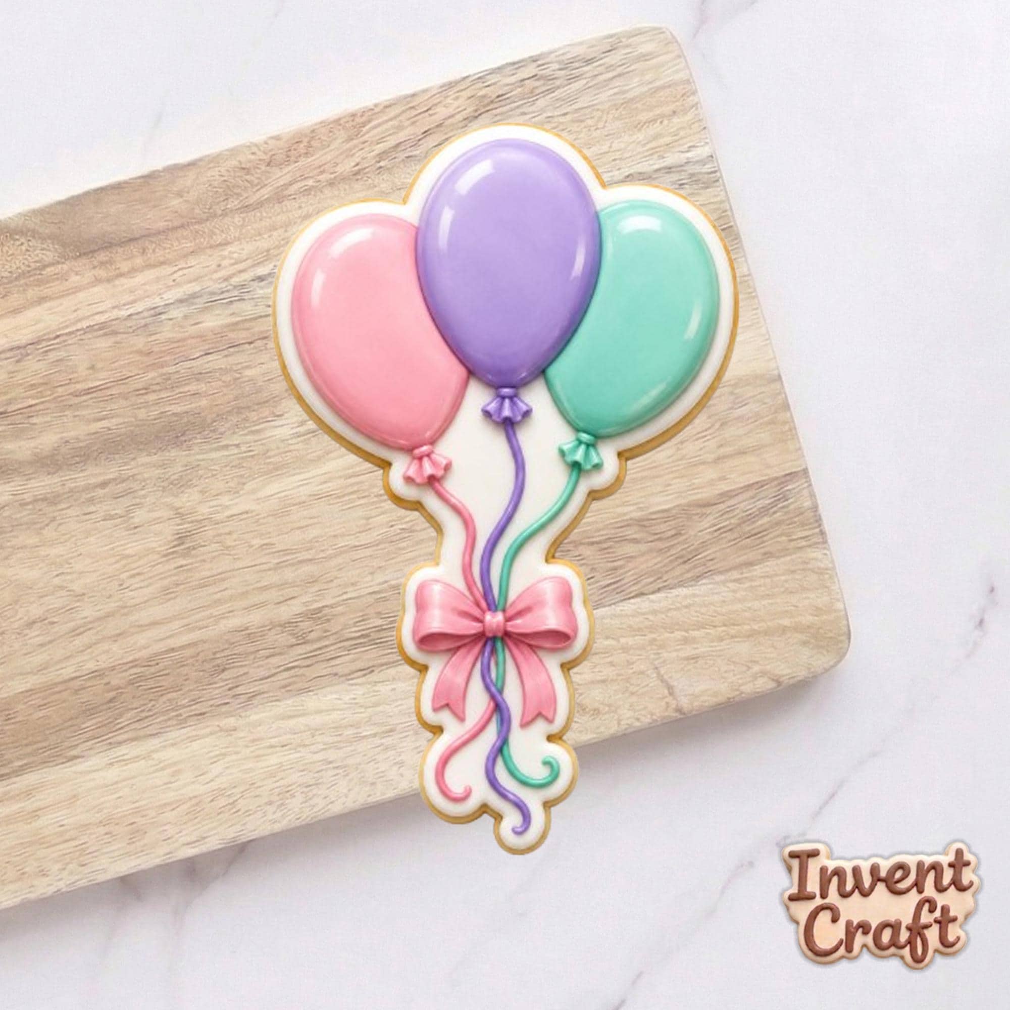 3 Balloon Cookie Cutter, Baby Shower Cutter, Birthday Gifts, Clay Cutter, Baby Baking, Fondant Cutter, Balloon Cutter