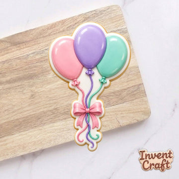 3 Balloon Cookie Cutter, Baby Shower Cutter, Birthday Gifts, Clay Cutter, Baby Baking, Fondant Cutter, Balloon Cutter
