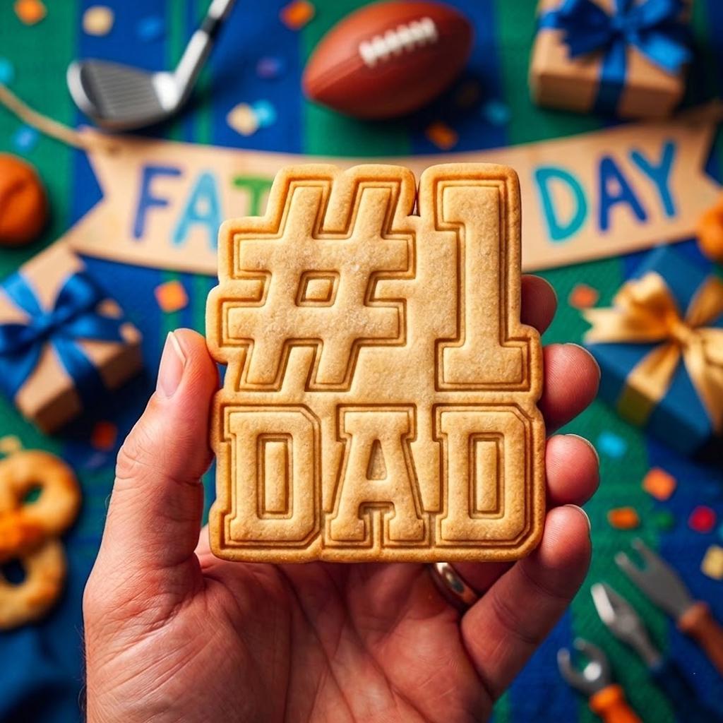 1 Dad Cookie Cutter Stamp, Happy Father's Day Cookie Cutter, Father's Day Gift, Dad Cookie Cutters, Custom Dad Cookie, Gift Dad, Dad Cutter