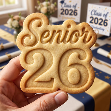 Senior 2026 Cookie Cutter, Class of 26 Graduation Stamp, Polymer Clay Cutter, High School Grad Gift Mold, Student Plaque, Polyclay DIY