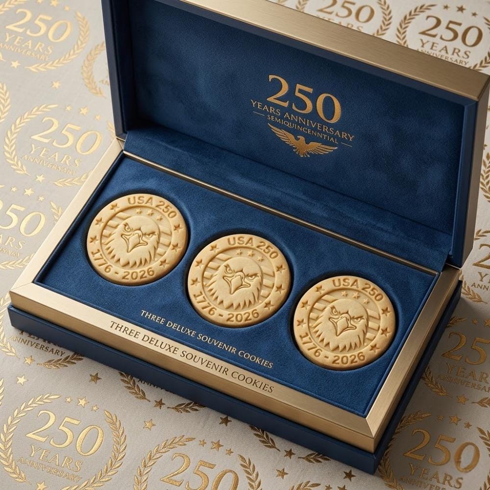 USA 250th Eagle Anniversary Cookie Cutter & Stamp, Patriotic 1776-2026 Cookie Stamp, July 4th Fondant Cookie Cutter