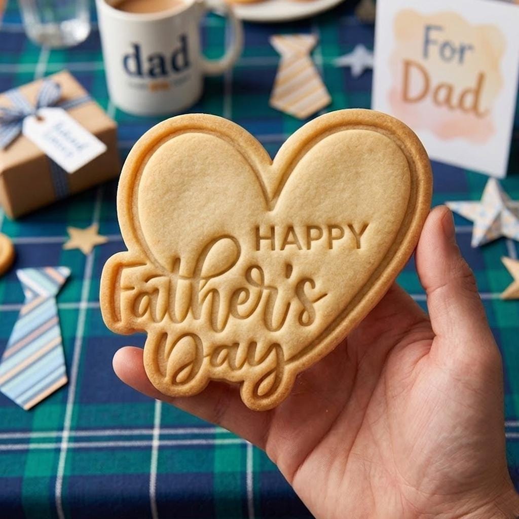 Happy Father's Day Cookie Cutter Stamp, Daddy Cookie Cutter, Father's Day Gift, Dad Cookie Cutters, Custom Dad Cookie, Best Dad Ever Cookie