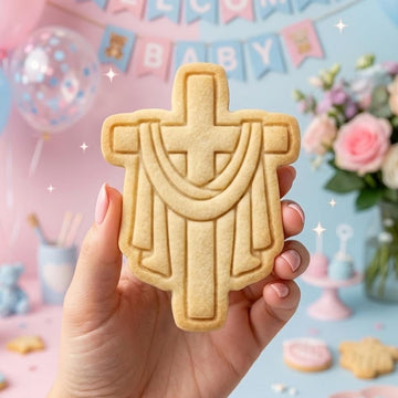 Cross Cookie Cutter Stamp, Baby Gift, Baby Shower Cutter, Custom Cookie Stamp, Birthday Baking, Happy Birthday, God Cutter, Jesus Cookie