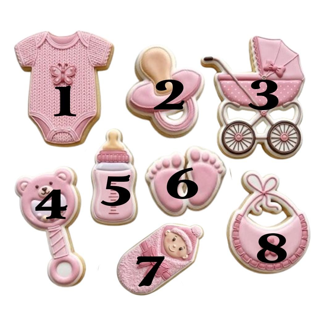 Baby Shower Cookie Cutter Set, Baby Showers, Birthday Cookies, Birthday Gifts, Baby Cutter, Fondant Cutter, Feet Baby Cutter