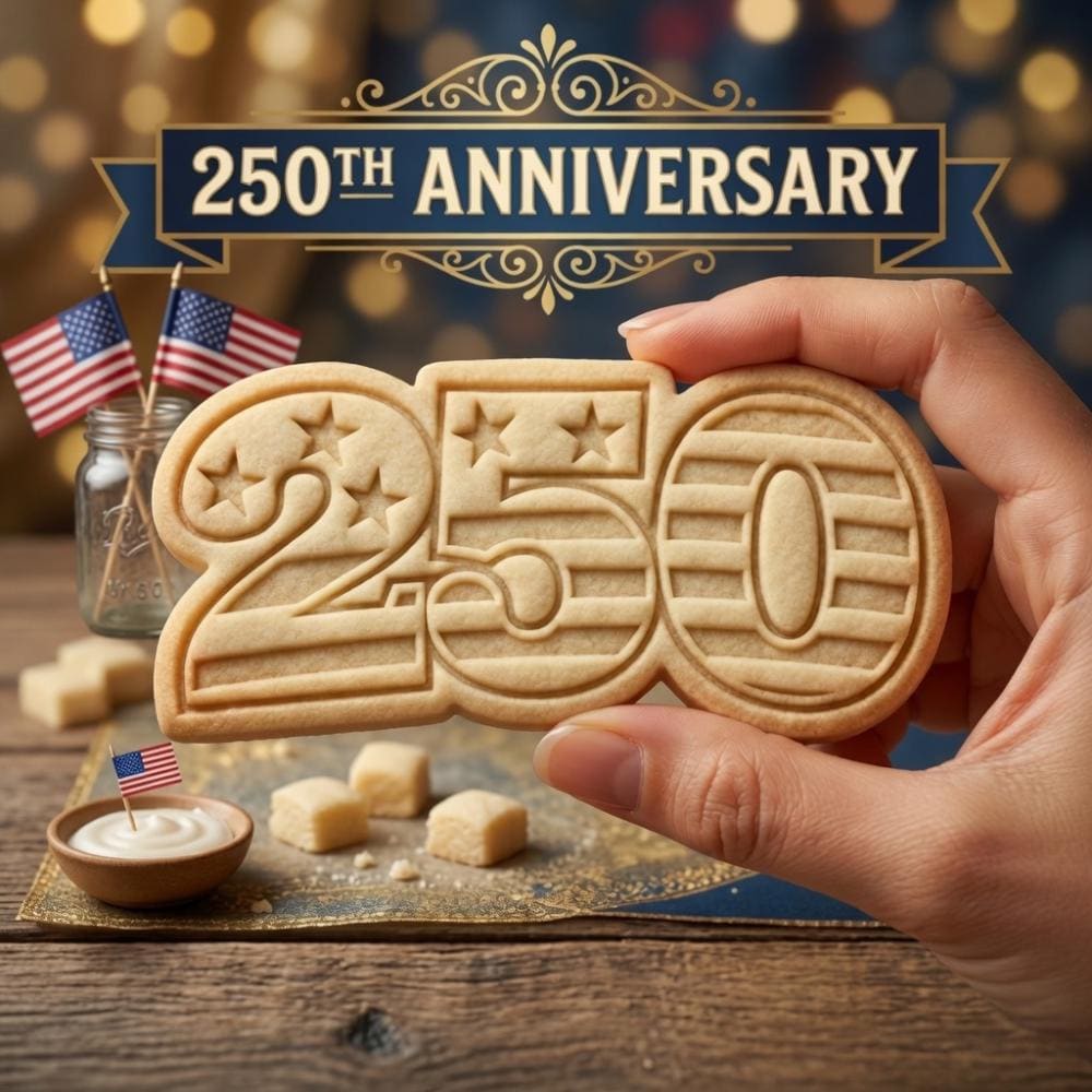 250th Anniversary Cookie Cutter and Stamp, 1776-2026 Independence Day Cookie Cutter, American Flag Stars Stripes Cookie Stamp
