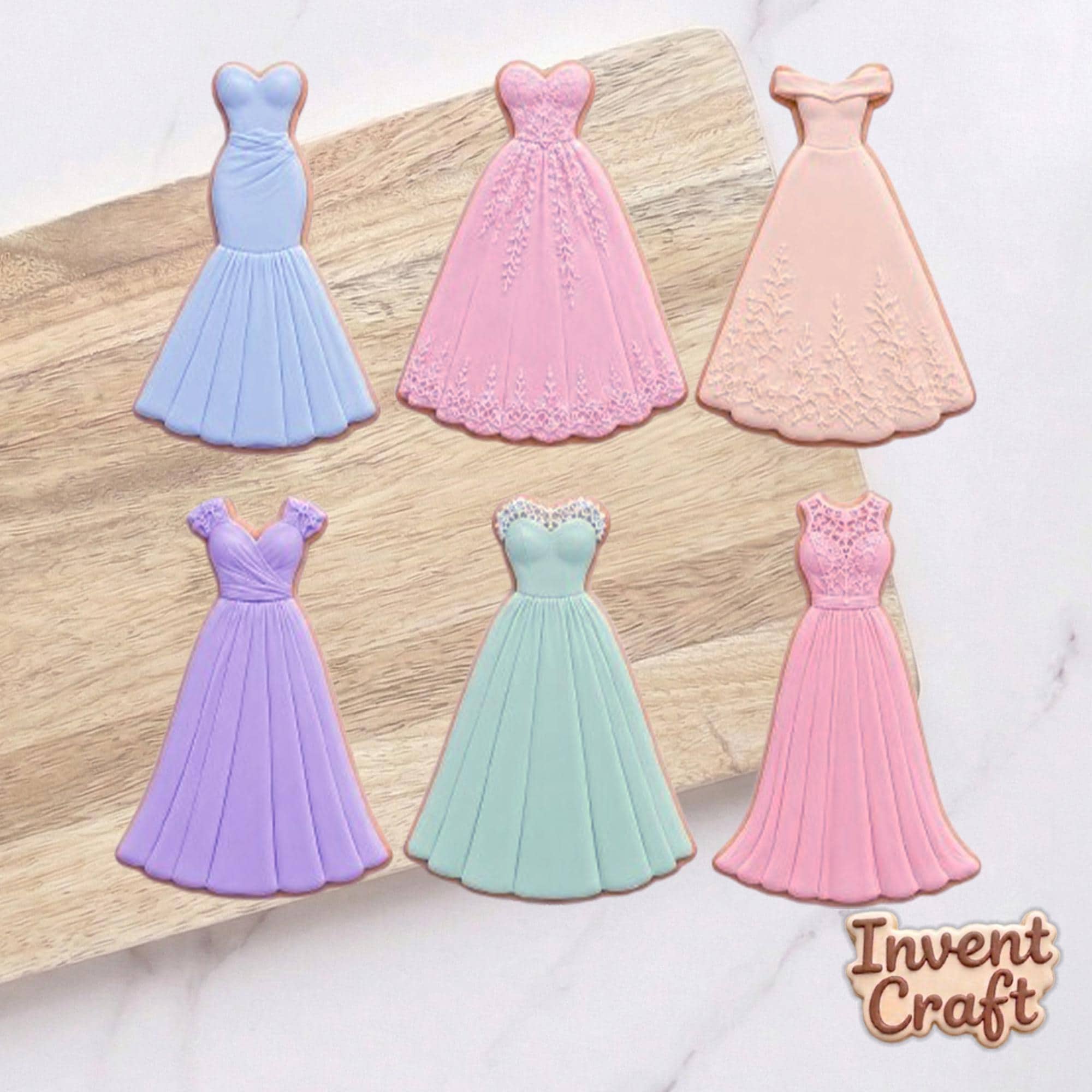 Wedding Dress Cookie Cutters, Elegant Wedding Cookie Cutters, Wedding Cutter Set, Dress  Fondant Cutter, Wedding Gifts, Baking Wedding