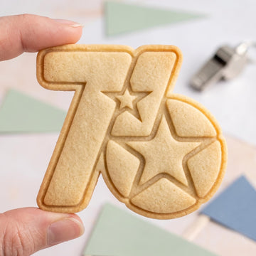 Soccer Number 7 Cookie Cutter, Football Star Stamp, Polymer Clay Cutter, Sports Birthday Gift Mold, Number 7 Plaque, Polyclay DIY Craft Tool