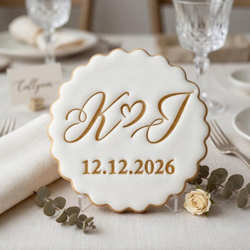 Personalized Name & Date Cookie Cutter and Stamp, Custom Bridal Shower Cookie Cutter, Engagement Party Cookie Stamp, Bachelorette Party Gift