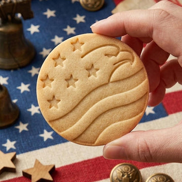 Flag America Star Cookie Cutter Stamp, America 1776, 250th Anniversary, 250 Years of Freedom, Patriotic Baking, 4th of July, America 250