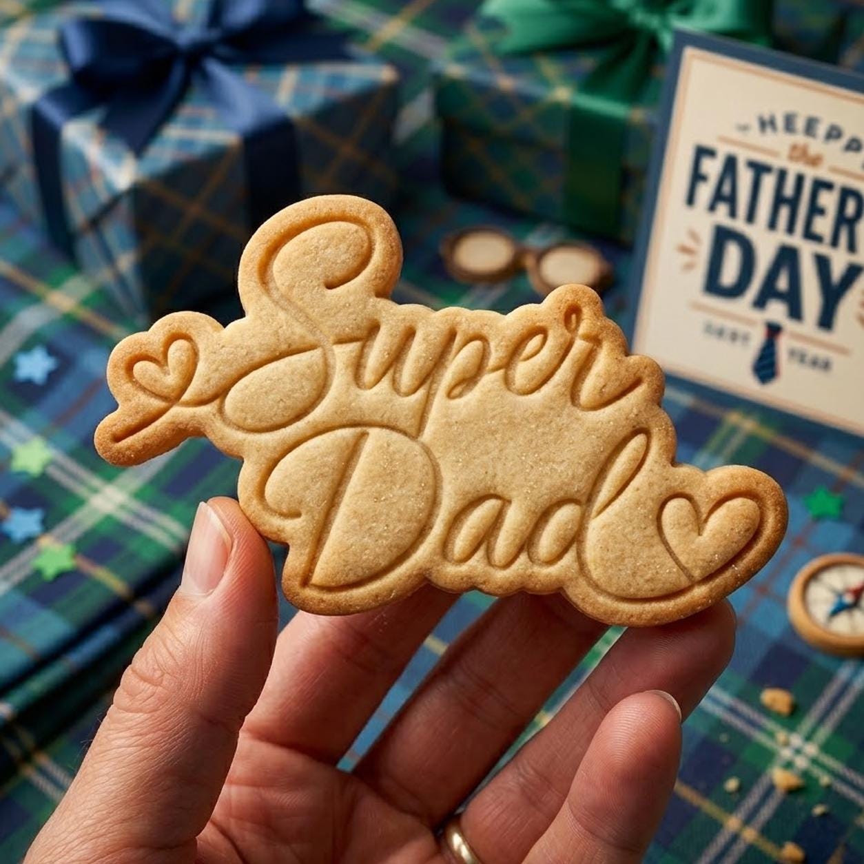 Super Dad Text Cookie Cutter Stamp, Daddy Cutter, Father's Day Gift, Dad Cookie Cutters, Custom Dad Cookie, Best Dad Ever, Fondant Cutter
