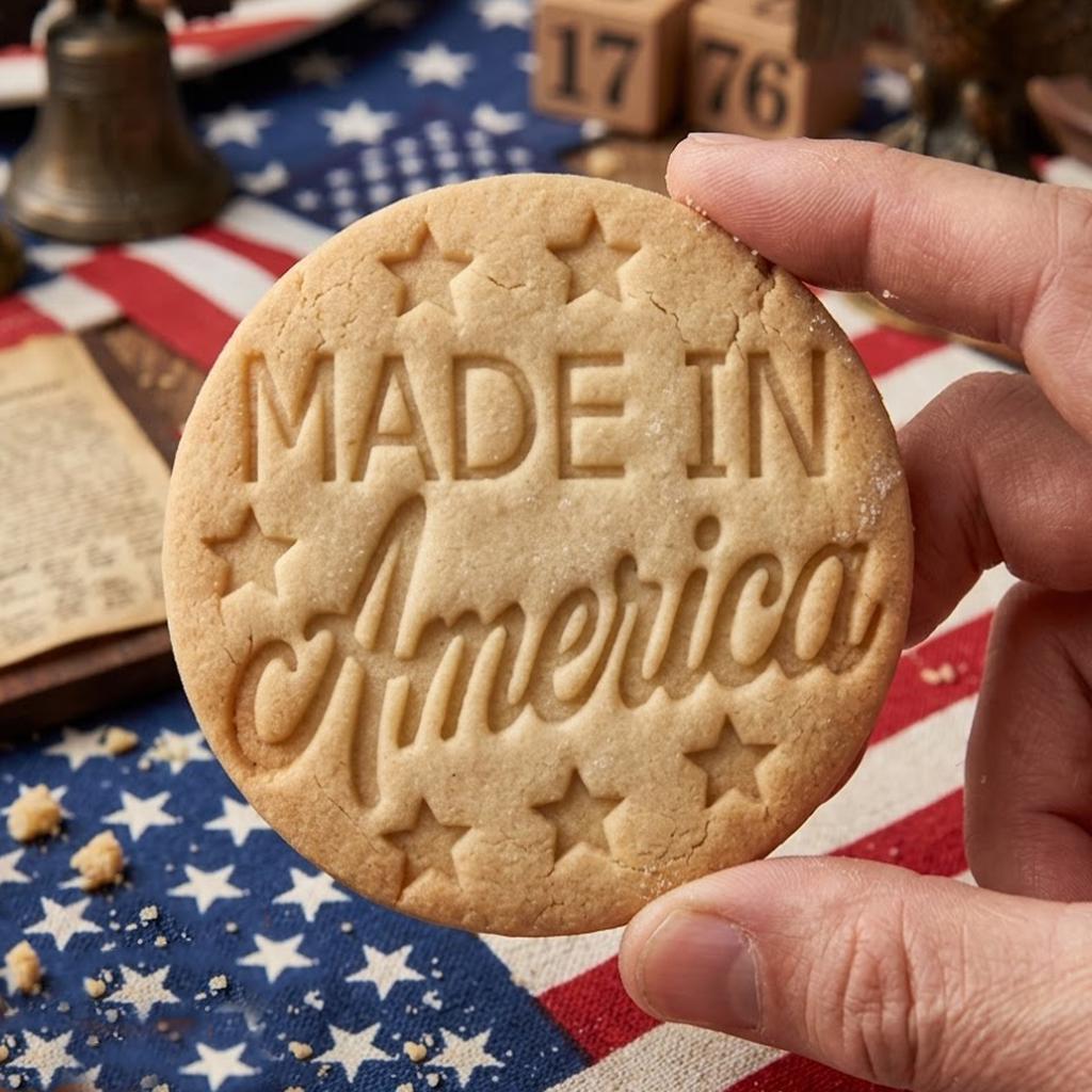 Made In America 250 Cookie Cutter Stamp, 250th Anniversary Cookie Stamp, Patriotic Baking, 250 Years of Freedom, Independence Day Gift