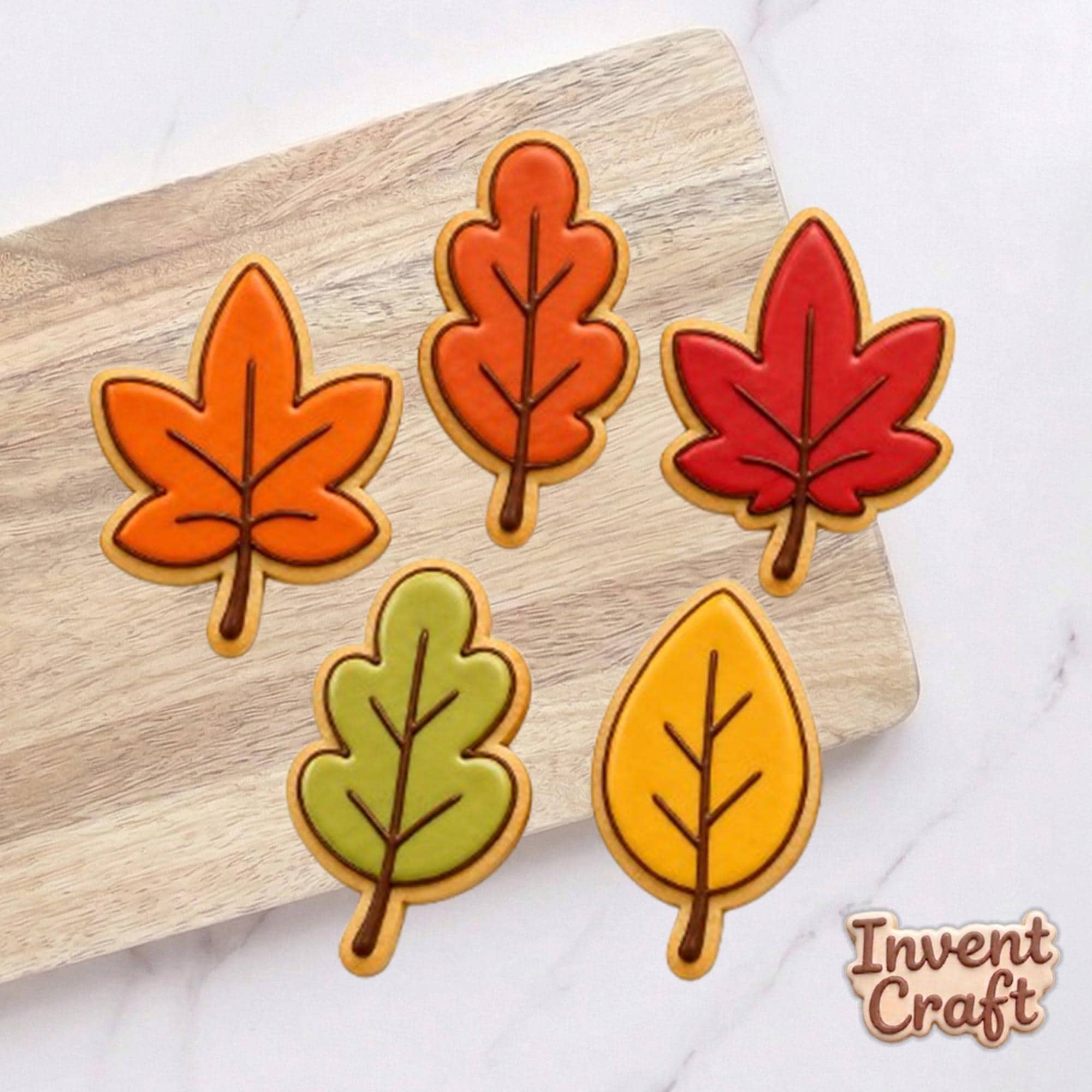 Leaves Cookie Cutter Set, Garden Leaves Cookie Cutters, Baby Showers, Birthday Cookie, Summer Cookie, Floral Cutter, Fondant Cutter