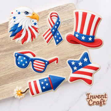 USA Theme Cookie Cutter Set, Independence Day Gift, Patriotic Baking, Patriotic Cookie, 250 Years of Freedom, 4th Of July, America 250