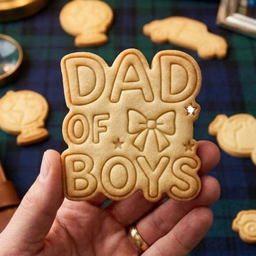 Dad Of Boy Cookie Cutter Stamp, Daddy Cutter, Father's Day Gift, Dad Cookie Cutters, Mom Cookie, Fondant Cutter, Best Dad Ever