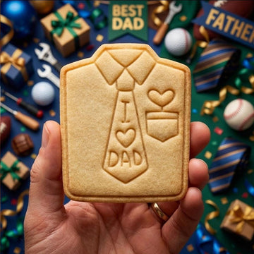 I Love Dad Cookie Cutter Stamp, Happy Father's Day Cookie Cutter, Father's Day Gift, Dad Cookie Cutters, Custom Dad Cookie, Dad Cutter