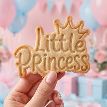 Little Princess Text Cookie Cutter Stamp, Baby Gift, Baby Shower Cutter, Custom Cookie Stamp, Birthday Baking, Happy Birthday, 1st Birthday