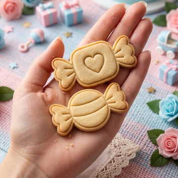 Cute Candy Cookie Cutter Stamp, Baby Gift, Baby Shower Cutter, Custom Cookie Stamp, Birthday Baking, Happy Birthday, Birthday Cookie