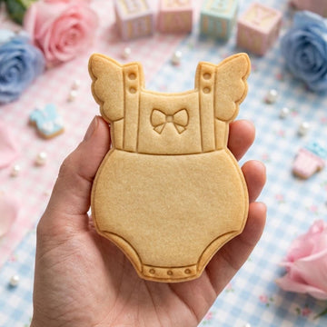 Girl Baby Onesie Cookie Cutter Stamp, Onesie Cookie Cutter, Baby Gift, Baby Shower Cutter, Custom Stamp, Birthday Baking, Happy Birthday