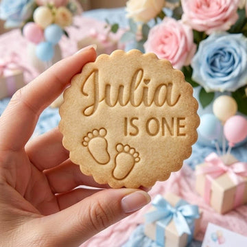 Custom Name Age Cookie Cutter Stamp, Name Baby Cutter, Baby Gift, Baby Shower Cutter, Custom Stamp, Birthday Baking, Happy Birthday Cutter